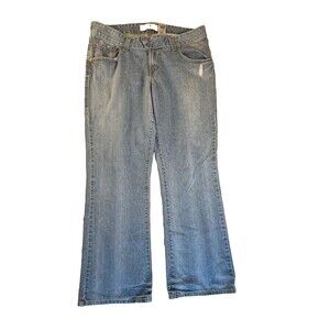 Levi's Vintage 542 Low Flare Size 18M Distressed Flap Pocket Bootcut Jeans
